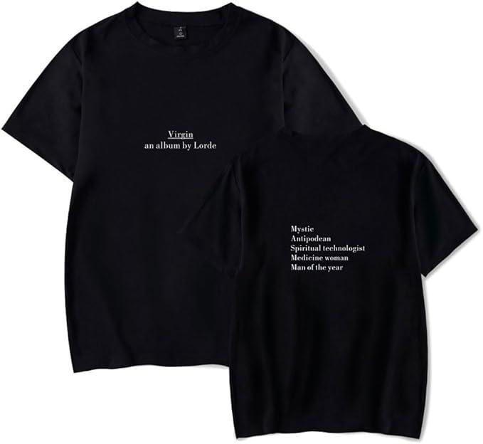 Lorde TShirt for WomenUnisex Unisex Summer Short Sleeve Tshirt Tee Fashion Streetwear
