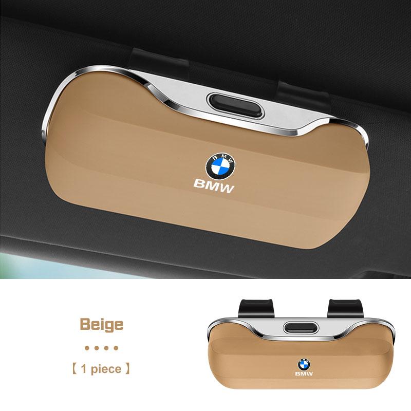 For BMW 1 2 3 4 5 6 7 Series X1 X2X3X4 X5 X6 X7 F48 E70 E90 E60 G30 G20 I7 Press Switch Car Glasses Box Sun Visor Glasses Holder