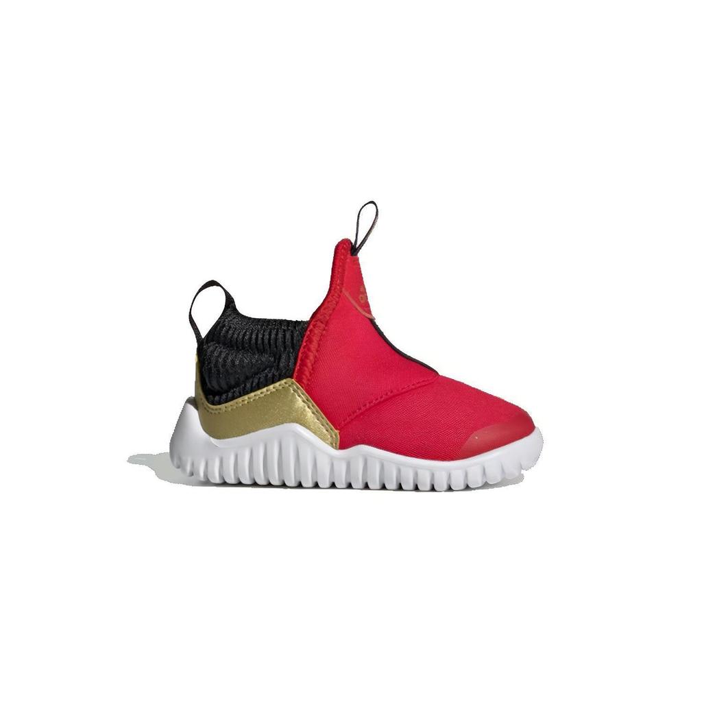 adidas Rapidazen I Round Tip Breathable Lightweight Breathable And Lightweight Low Top Toddler Shoes Red Gold EH1695