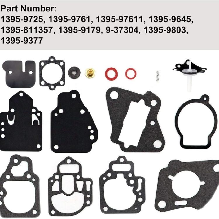 Professional Marine Carburetor Rebuild Set For 6 25HP Engines Direct Fit Installation Components
