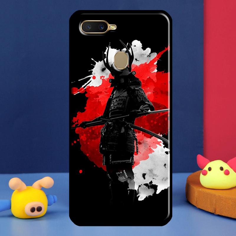 Japanese Samurai Warrior For Oppo A54 A57 S A78 A58 A98 A5 A9 A91 A15 A16 A17 A52 A72 A76 A96 A74 A94 A77 Phone Case