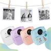 1080P Thermal Print Camera with Print Photo Paper Kids Instant Photo Printing Camera USB Charging for 3-12 Year Old Girls Boys