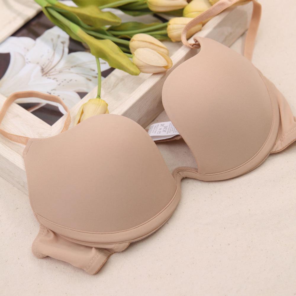 Seamless U-Shaped Solid Color Sexy Versatile Bra with Beautiful Back