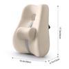 Lumbar Support Cushion Memory Foam Back Support Chair Lumbar Cushion with Adjustable Slider for Office Chair Computer Desk Chair