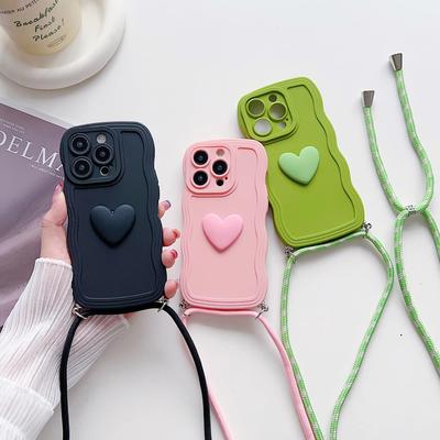Crossbody Halskette Strap Lanyard Cord Flüssigsilikon Hülle für Samsung S24 S23 Ultra S22 Plus A15 A05 A25 A35 A55 A14 A24 A34 A54 A13 A23 A33 A53 A52