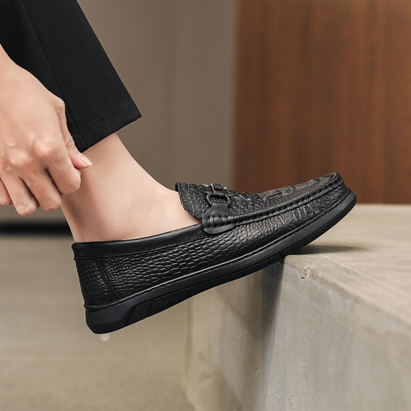 Men's Genuine Leather Moccasins Driving Shoes