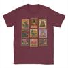 Dungeon Crawler Carl Vintage Stempel T-Shirts Herren Baumwolle Lustige T-Shirts Rundhals T-Shirts Kurzarm Kleidung Übergröße