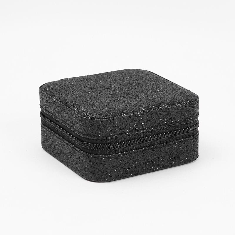 Jewelry storage box High-grade anti-oxidation stud earrings, necklace, jewelry ring grid desktop large-capacity display box