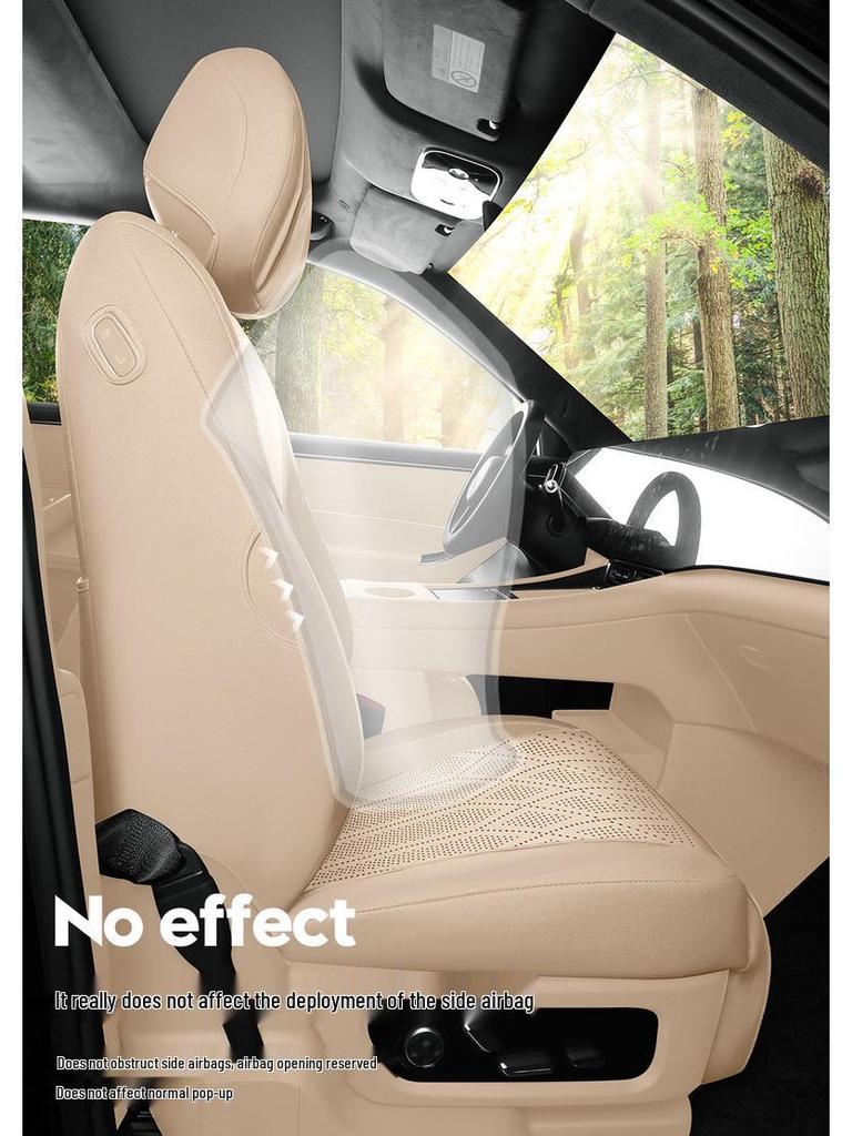 Wenjie M9 Suede Perforated All-Season Seat Cushions