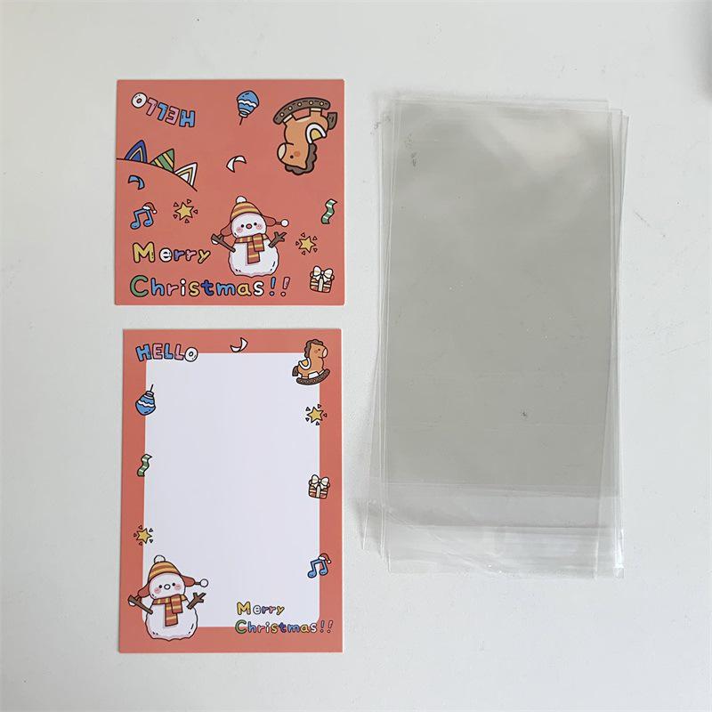 Originální balíček kartonů s vánočními kreslenými postavičkami mimo formu