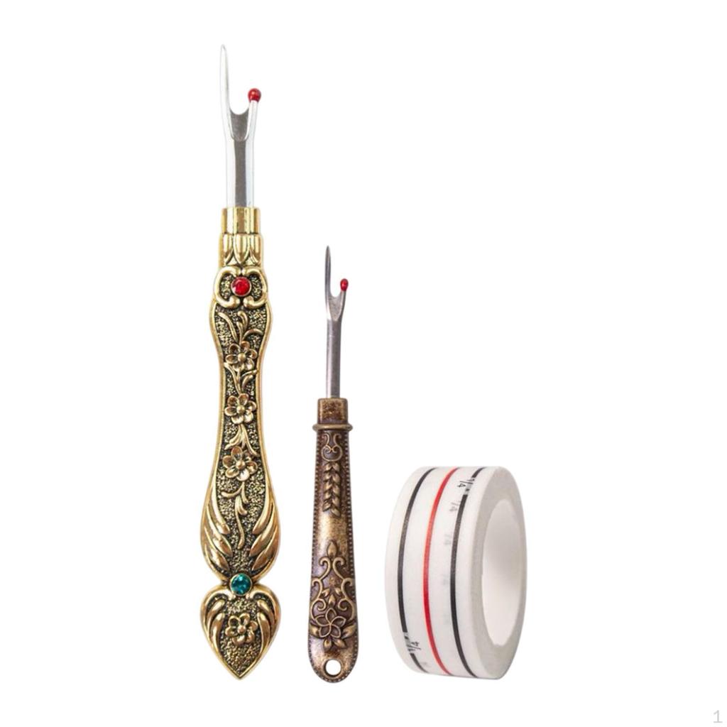 Nahttrenner Fadenentferner Komfortabler Griff mit 1 Rolle Klebeband Stich für