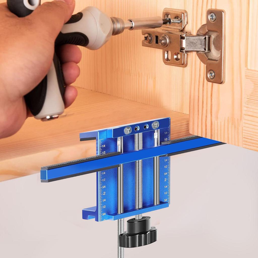 Storage cabinet door installation drilling and fixing clips Cabinet door installation tools Cabinet door clamps Cabinet Door Jig