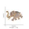 SKEDS Luxury Crystal Elephant Brooches For Women Female Vintage Animal Rhinestone Buckle Fashion Suit Clothes Badges Jewelry