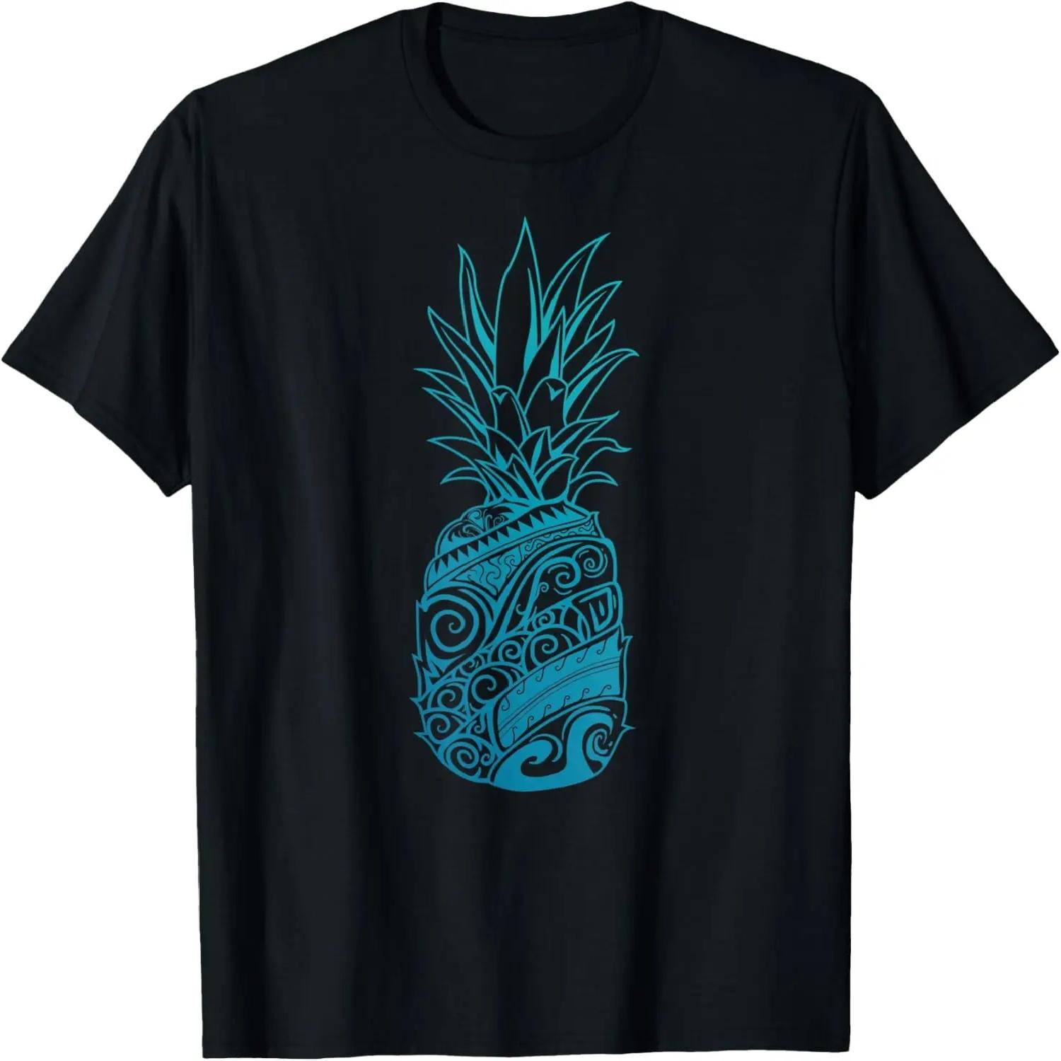 Pineapple Flowers Aloha Hawaii Pineapple T-Shirt S