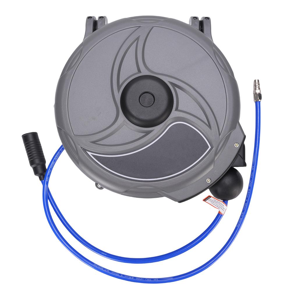 12mm x 12m Einziehbare Schlauchtrommel Multifunktionale Schlauchtrommel Auto Rewind mit Tragbaren Griff für