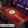 Custom Text Big Mousepad, Extended Desk Pad For Laptop Work GameGalatasaray FC