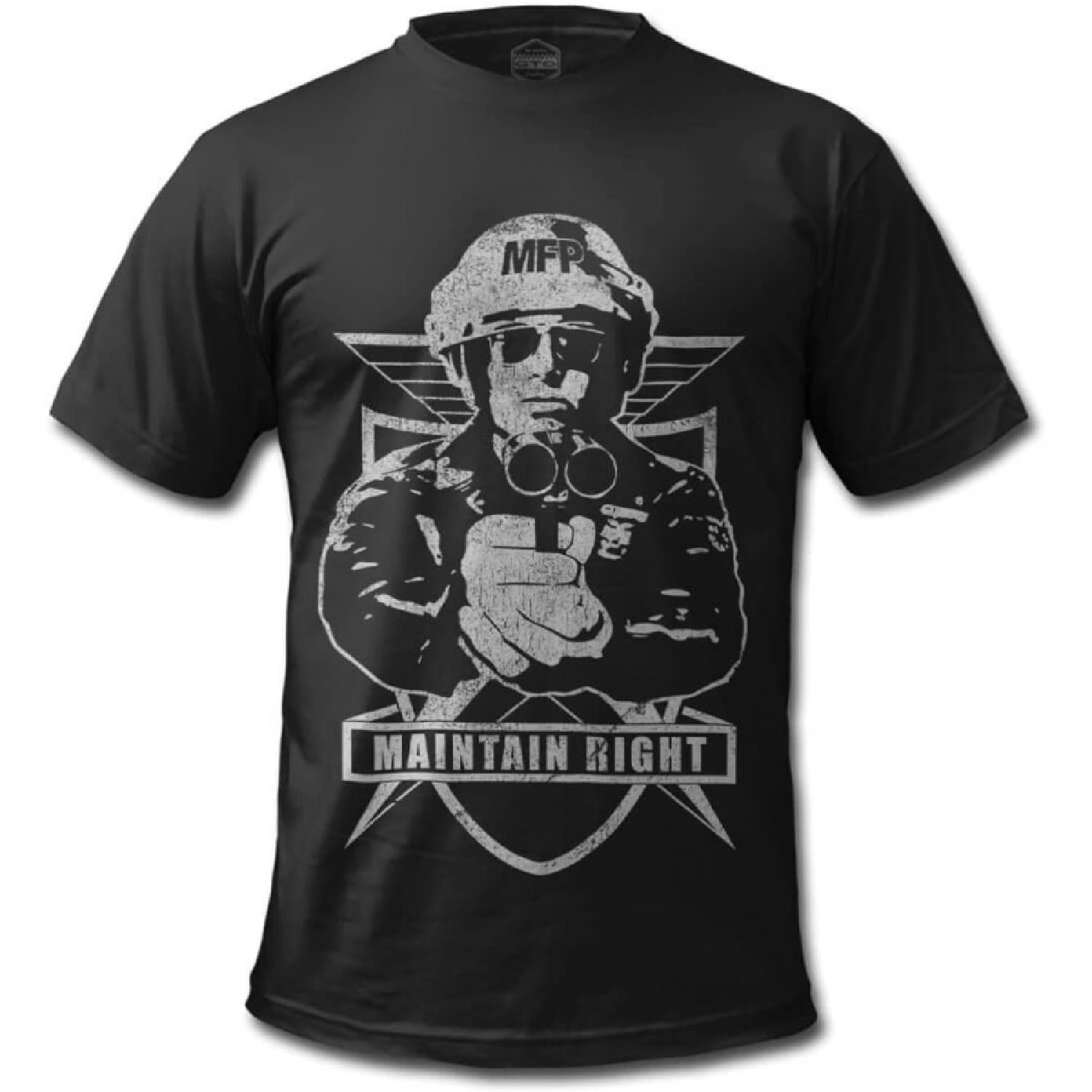 GTO Clothing Men s Mad Max MFP Gunner Movie T-Shirt S