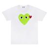 Popolare nuova versione giapponese di T-shirt per coppie Kawaku amore uomini e donne con la stessa stampa a maniche corte CDG gioca Baoling