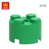 Non-Toxic 98Pcs/Lot 6143 3941 Cylindrical Block Moc 2X2 Parts Compatible With Arc-Shapes Brick Diy Children'S Assembly Toys Gift Box