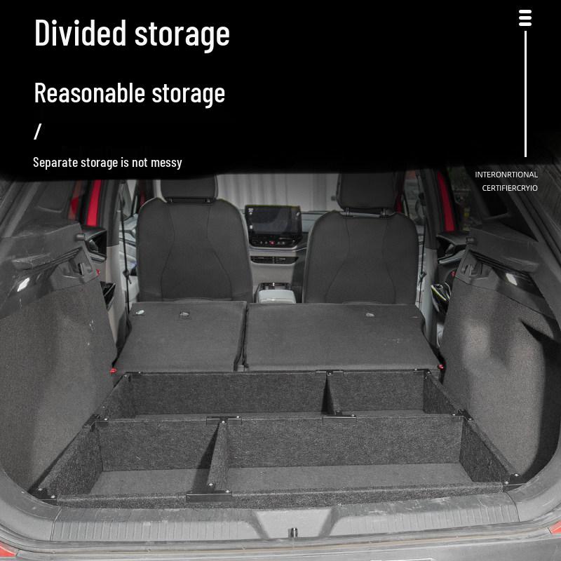 Volkswagen ID.4 Crozz/ID.X/ID.3 Trunk Storage Box - Multi-functional Car Organizer