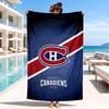 Asciugamano da Spiaggia Squadra di Hockey Canadiens, Microfibra Super Morbida, Regalo Perfetto per Lei/Lui, Compleanno, per Piscina, Spiaggia, Viaggio, Decorazione Festa in Spiaggia