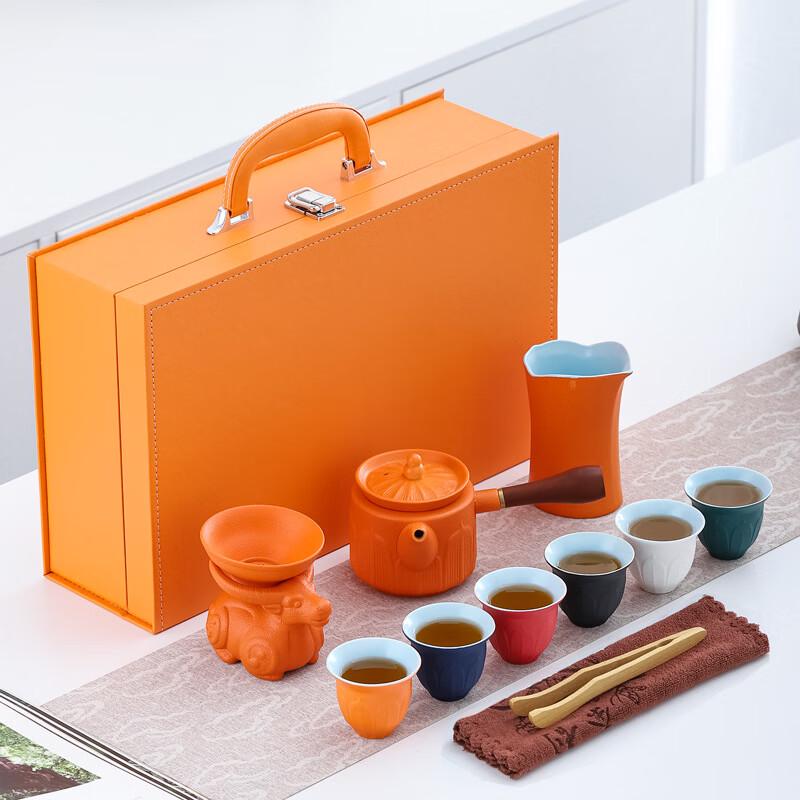 Shixun Chinese Style Coarse Pottery Tea Set