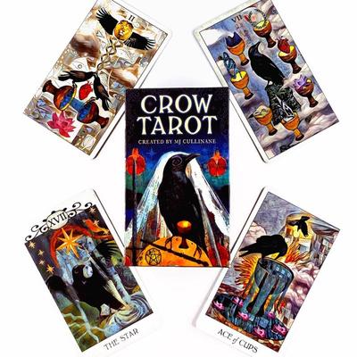 Crow Tarot Deck Leisure Party Table Game Fortune-telling Prophecy Oracle Cards