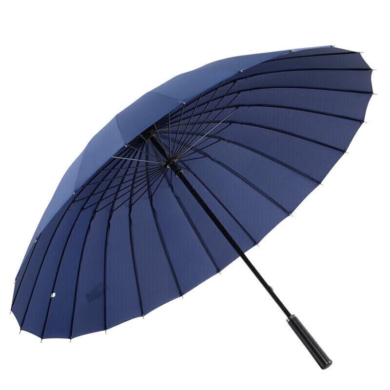 MAYDU Large 24-Rib Long-Handle Windproof Umbrella