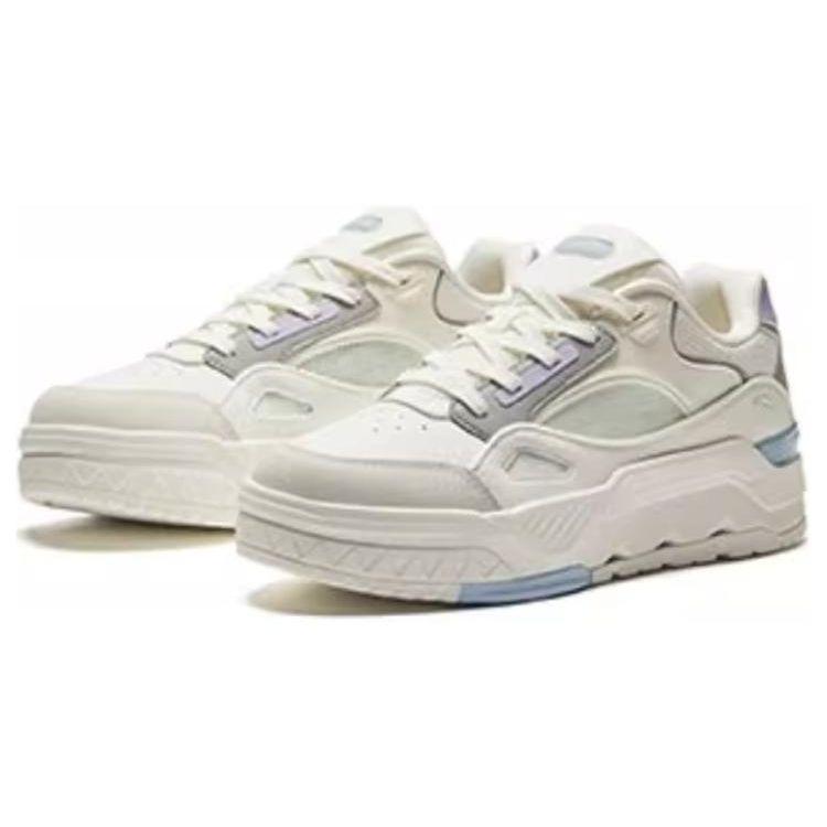 Anta Lightweight Shock Absorbing Durable Low-Top Sneakers Women sneakers White 122428054-2