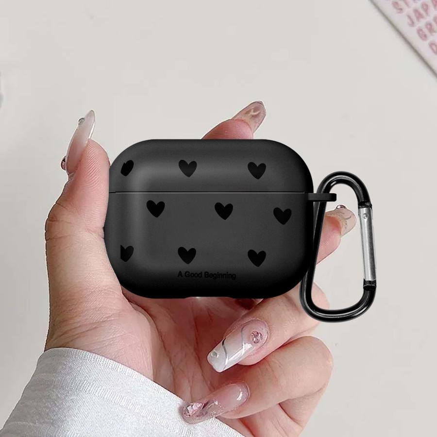 

Fashion Love Heart Case For Airpods Pro3 4 2 Pro2 Pro 1 3 Earphone Cases Cover Airpods 1