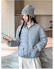 Solid Short Lightweight Warm Down Jacket for Women