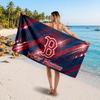 Boston Red Sox Benutzerdefinierter Name Text Strandtuch, Weiches Saugfähiges Handtuch Strand Pool Reise Persönliches Geschenk