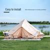Outdoor Indian Yurt Pyramid Tent with Chimney Port