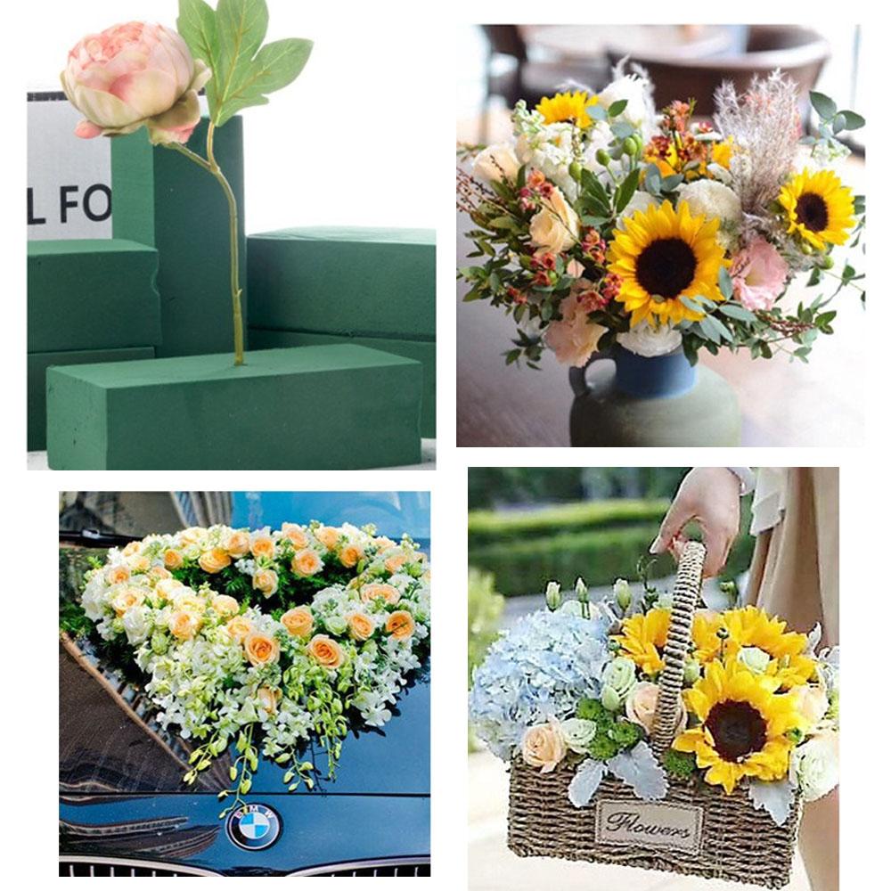 DIY Floral Foam Bricks Package Exhibit Arrang Flowers Mud Florist Styrofoam Blocks for Flower Arrangement Craft Garden Supplies