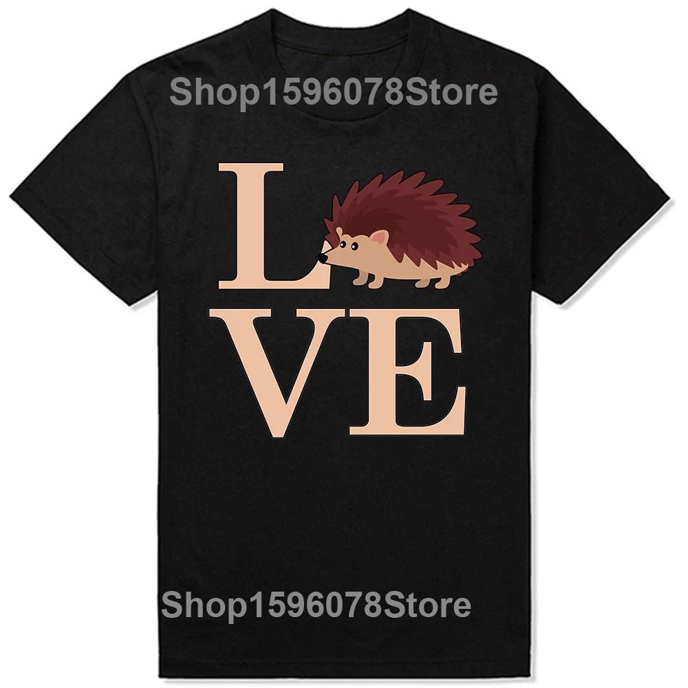 Hedgehogs Pocket Animal Hedgehog Classic T Shirts Summer Graphic Cotton Streetwear Short Sleeve Birthday Gifts T-shirt Men