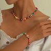 Stylish Neck Jewelry Unique Beads Necklace Colorful Bracelet Comfortable Wrist Jewelry Beads Jewelry for Everyday Wear