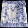 Fashion Style 2024 Summer New Arrival Women's Clothing High Waist One-Piece Culottes Flower Printing Skirt 9878108