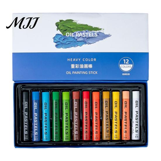 Heavy Texture Drawing Pastels Water-soluble Oil Pastel Set, Water-Soluble Painting Stick, High Water Soluble Sketching Crayons Coverage Multi 12