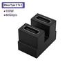 USB4.0 40Gbps Adapter USB C Male To Female 90 Degree 100W Fast Charging Data Converter for Laptop Tablet Phone Accessories 3
