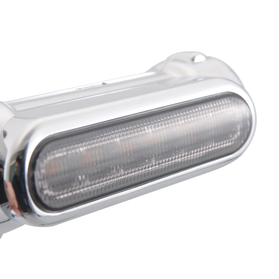 For Harley Victory Others Models with Bars Motorcycle Accessories 1.25'' Left & Right Crash Bar Turn Signal Light Running Light