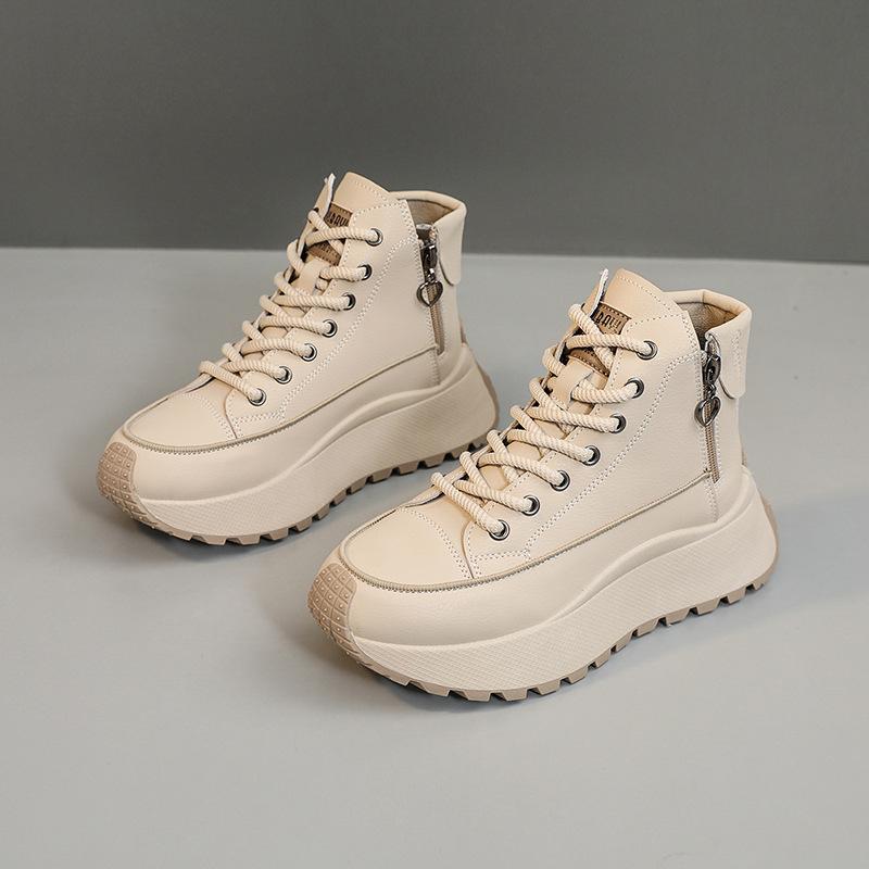 

2025 взрывная повседневная модная спортивная обувь для скейтборда маленькие белые туфли нескользящие водонепроницаемые дышащие женские туфли для доски 42 хаки