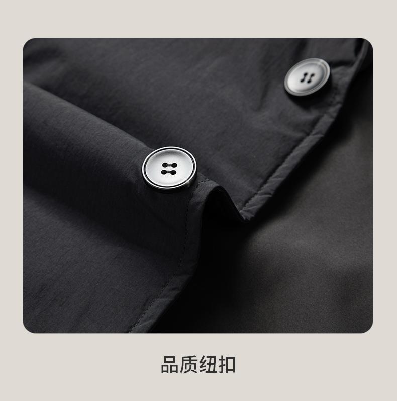 [90% Duck Down] Qiaowao Men's Down Jacket Winter New Business Suit Collar Medium length Coat