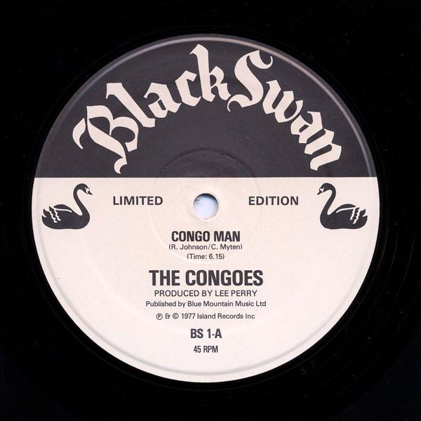 

12inch Record CONGOS - Congo Man BS1 Black Swan 1977 UK Reggae, Ska & Dub Used