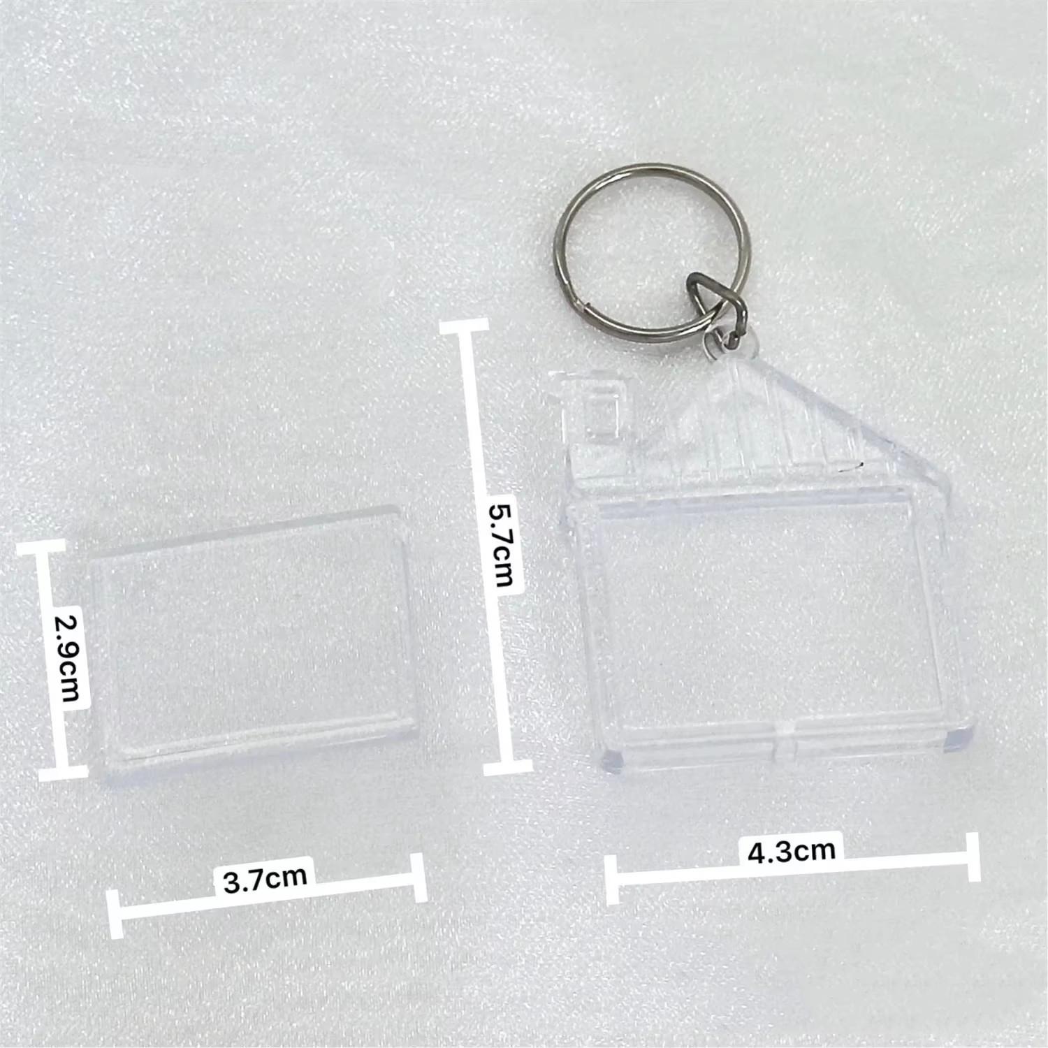 

1 шт. INS простая прозрачная акриловая 1-дюймовая фоторамка корейский Kpop Idol 1-дюймовая фотокарточка защитный дисплей брелок сумка подвеска