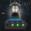 New retro warm white light outdoor camping tent light Type-c rechargeable retro portable horse lantern camp camping light