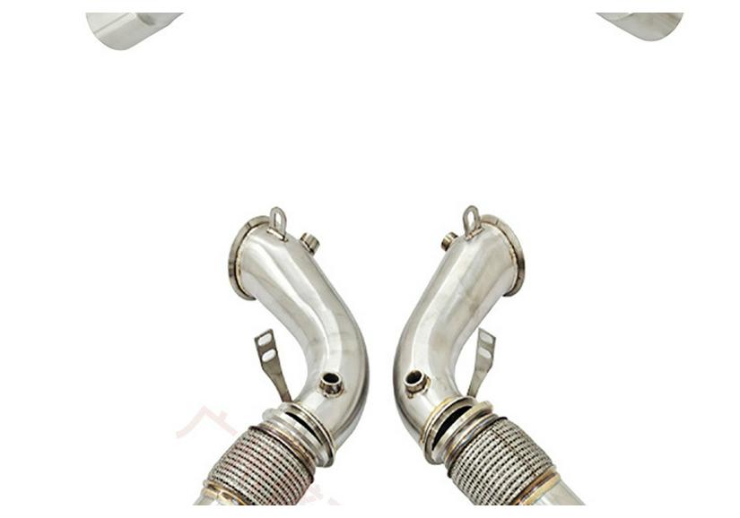 304 Stainless Steel Water Pipe Manifold Muffler for BMW M5 F90 4.4T