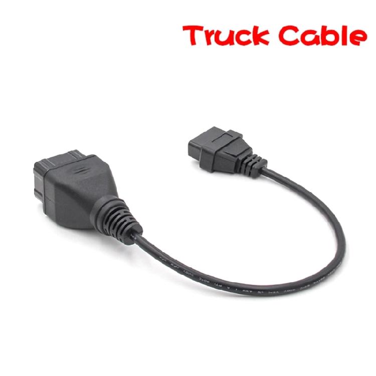Professional Diagnostic Conversion Cable Cord Suitable for GAZ Truck Fault Detection Scanner Adapter Wire 12Pin To 16Pin