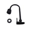Black Baking Varnish 360° Kitchen Wall Mounted Faucet Single Cold Universal Vegetable Basin Faucet Bathroom Balcony Faucet
