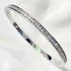 Starry Sky Full Diamond Titanium Steel Bracelet – Versatile, No-Fade Silver Women's Fashion Accessory