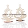 DIY Wooden Christmas Tree Desktop Ornaments Display Stand